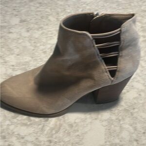 Jessica Simpson Taupe Ankle Booties